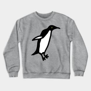 Cute Jumping Penguin Doodle Animals Crewneck Sweatshirt